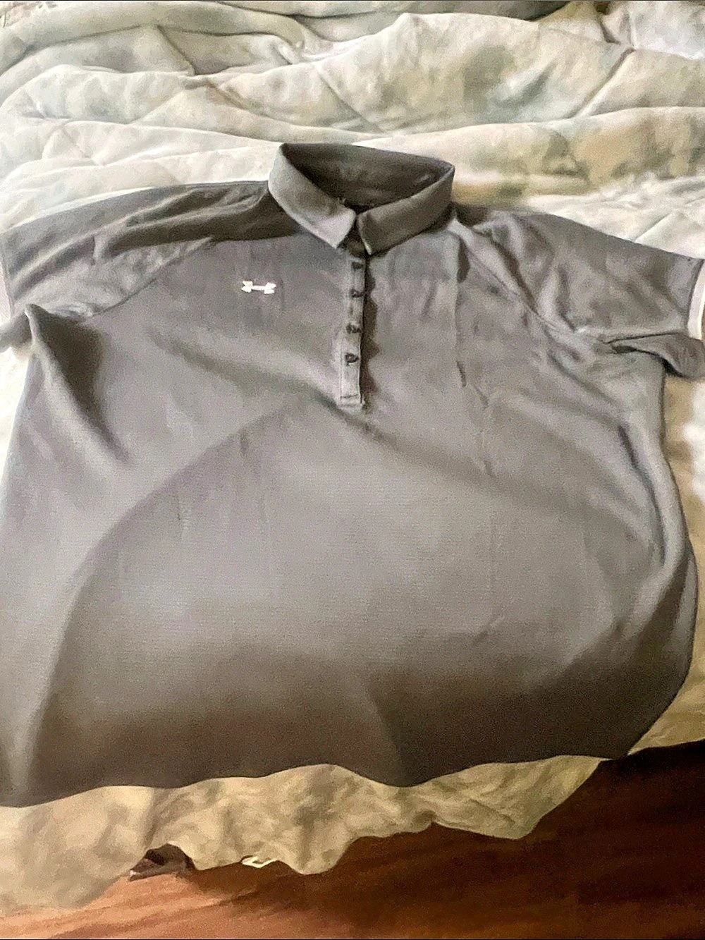 Under Armour Grey Athletic Short Sleeve Size 2XL